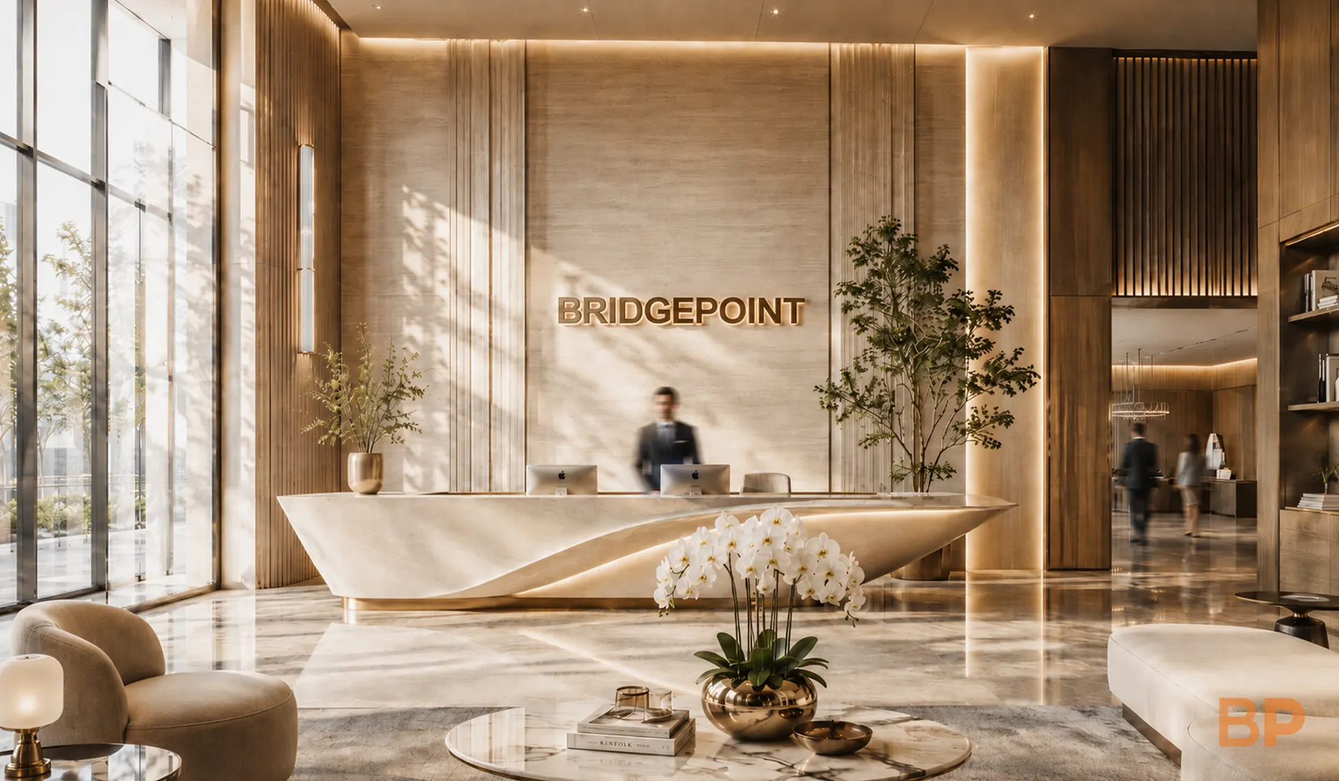 Bridgepoint reception in Dubai — crafted for developers
